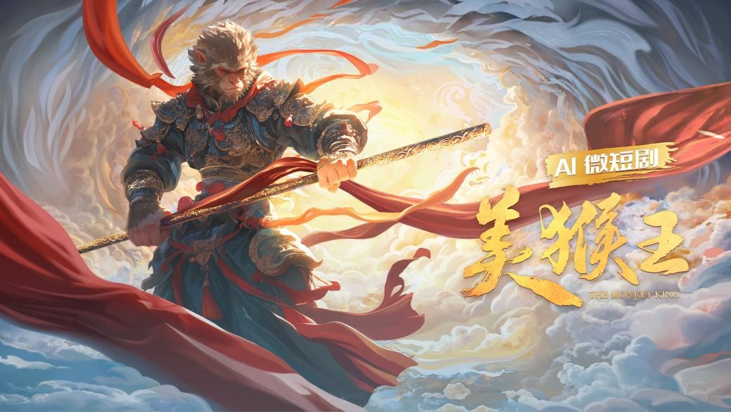 中国电视-AI微短剧《美猴王》-华闻时空